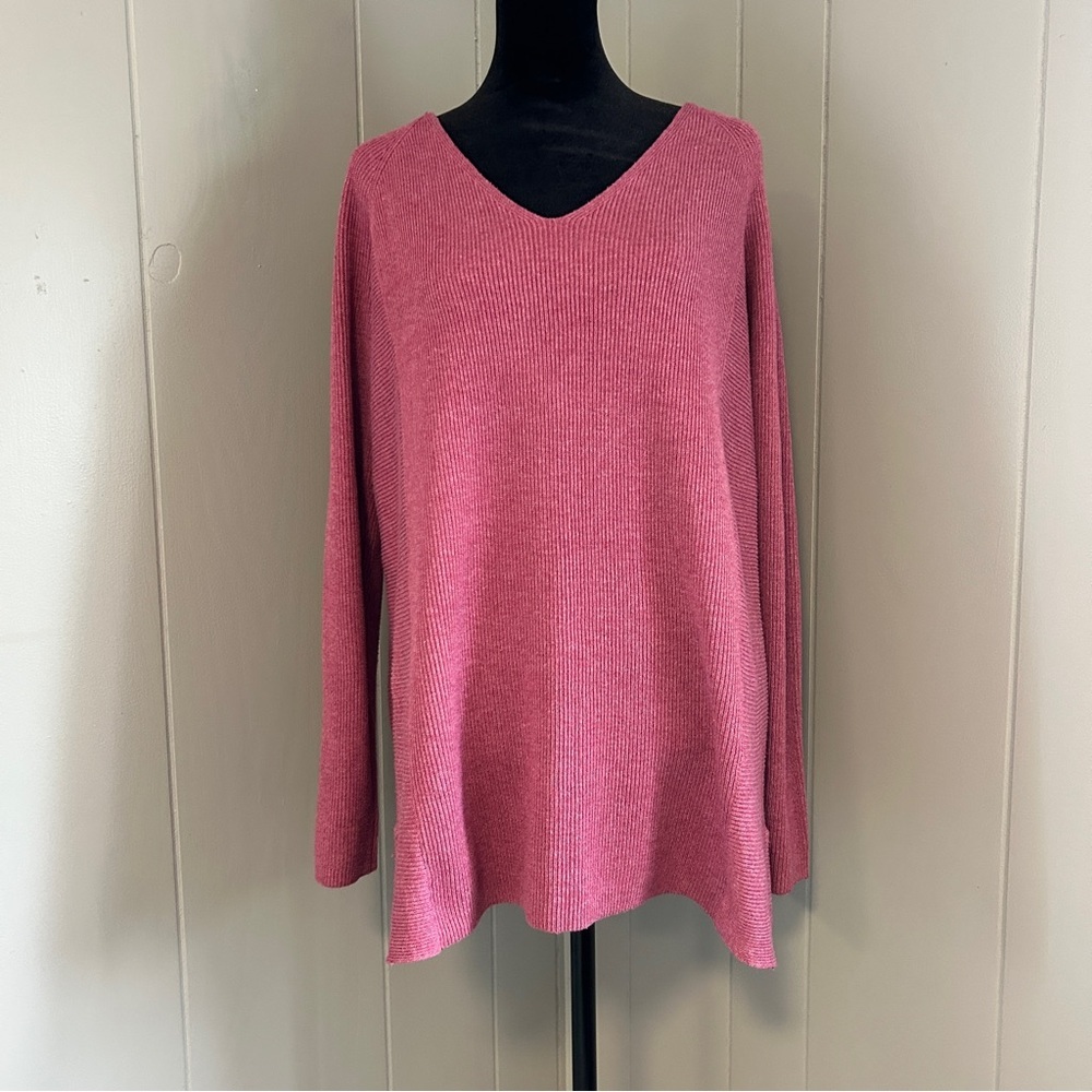 Eddie Bauer Women’s Ribbed V-Neck Tunic Size Medium